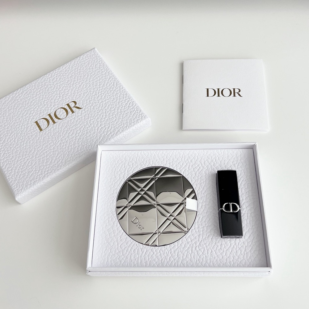 Dior Silver and Black Makeup Set